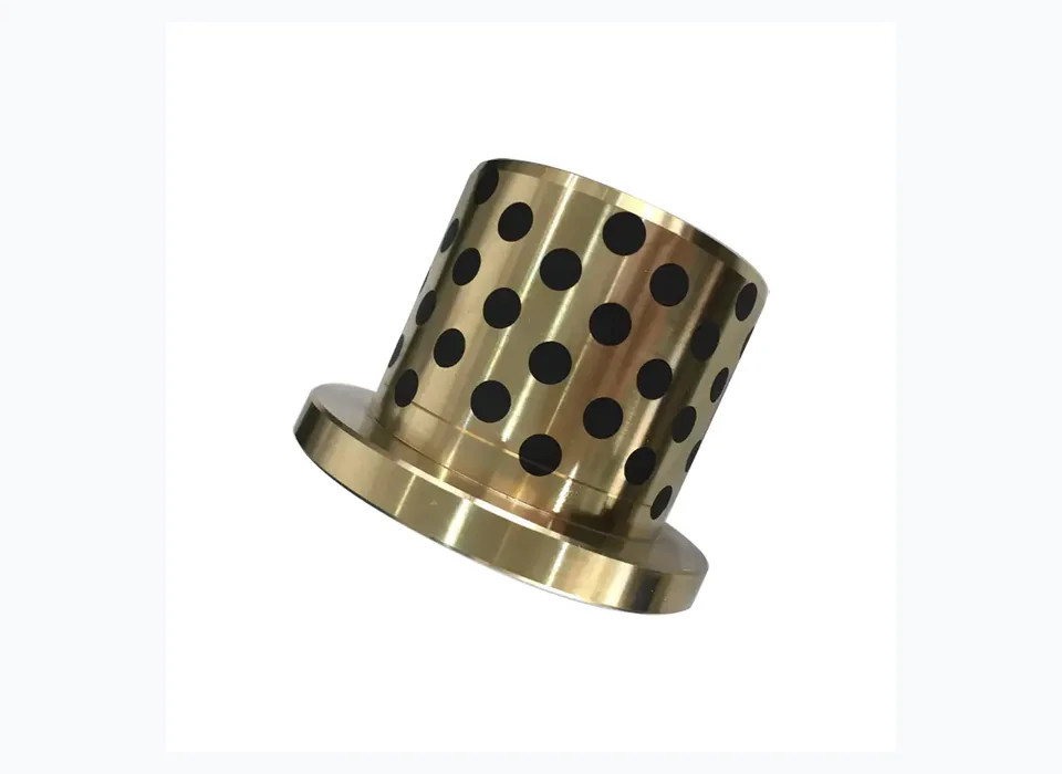 (Image1) Flanged copper alloy self-lubricating bushing