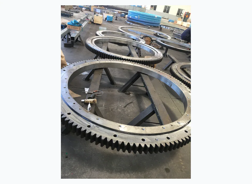 External-geared slewing ring product components