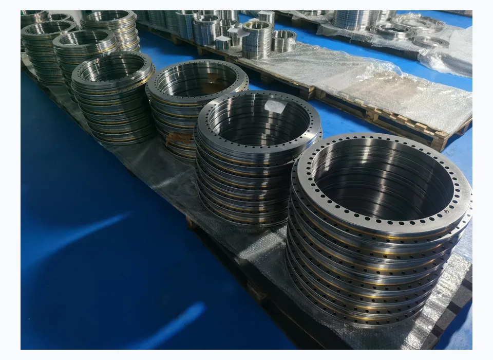Rotary table bearing component details